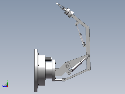物料包装线模型码垛推动机构的设计【说明书+二维图+SW三维图】右视缩略图
