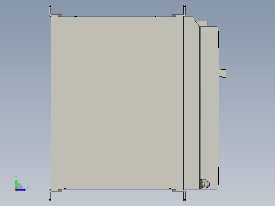 MFDKTA464E伺服马达左视图