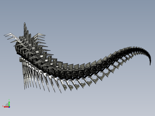 霸王龙机械尾巴后视缩略图