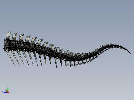 霸王龙机械尾巴右视缩略图