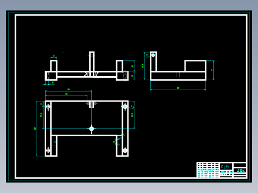 两套机油泵传动轴支架机械加工工艺及夹具设计含CAD图纸+工序卡+说明书