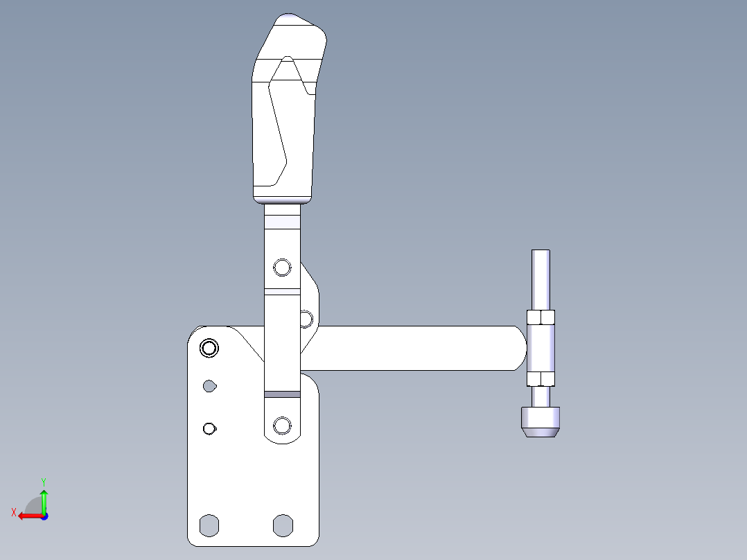 德克斯TUNKERS气缸数模T2-67_SB后视图
