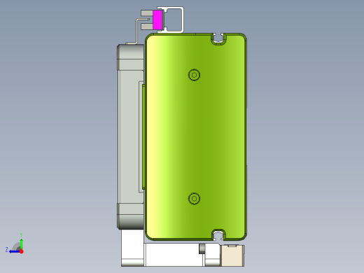 威洛博LC系列3d模型模组LC14S2Y-S1200右视缩略图