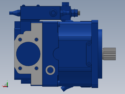 14种A11VSO液压泵==616342==25左视缩略图