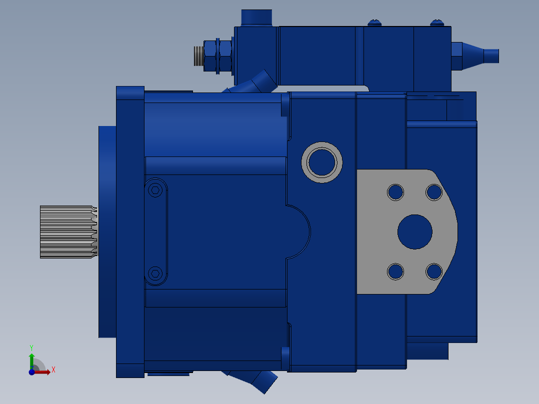 14种A11VSO液压泵==616342==25右视图