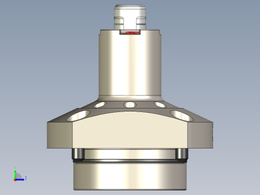 KOSMEKSFA3000-M2N-150-H55多系列多零件图纸模型多系列多零件图纸模型左视缩略图