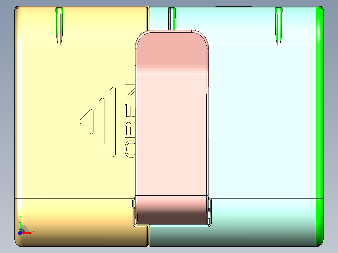 老人呼叫机前视图