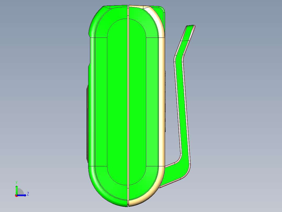 老人呼叫机左视图