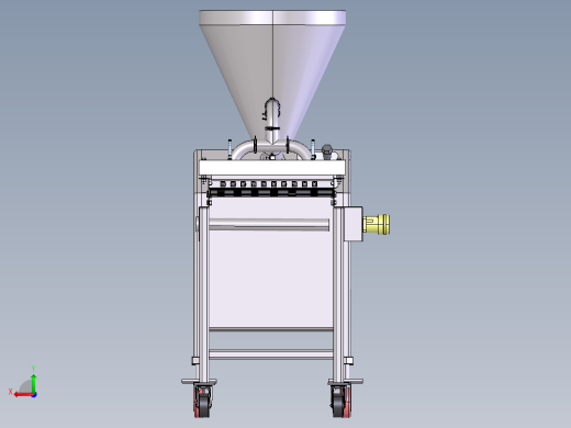 食品加工挤压机后视缩略图