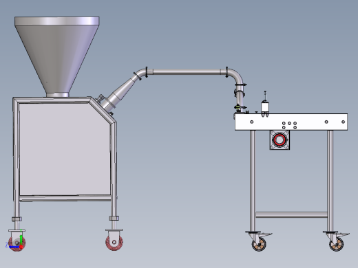 食品加工挤压机右视缩略图