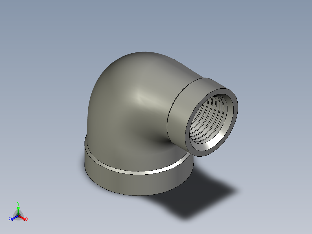 螺纹管弯头-异径内丝 DN15-DN8