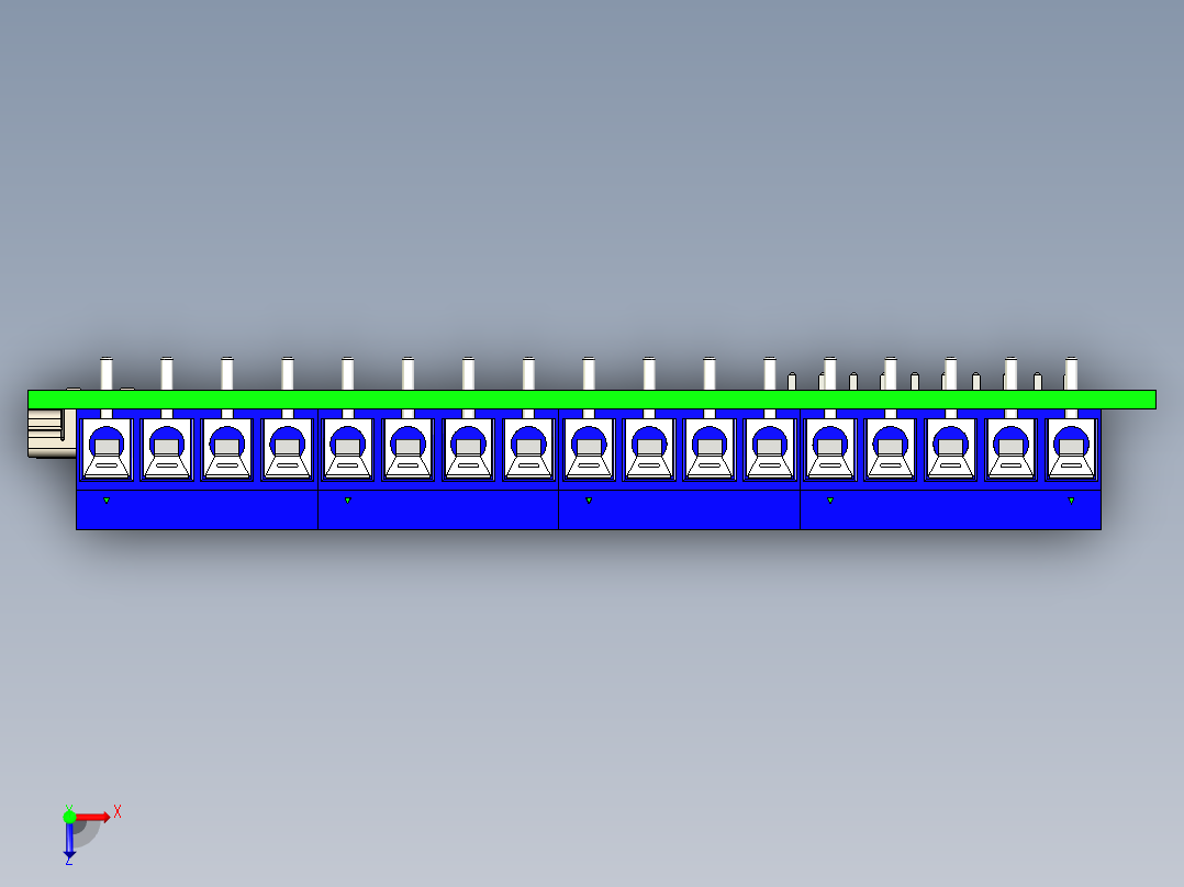  pac2 usb控制接口11俯视图