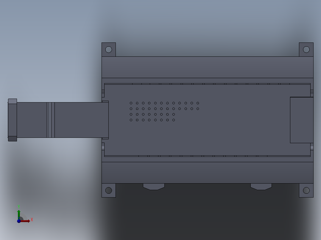 PLC可编程控制器扩展模块CP1W_40EDT前视图