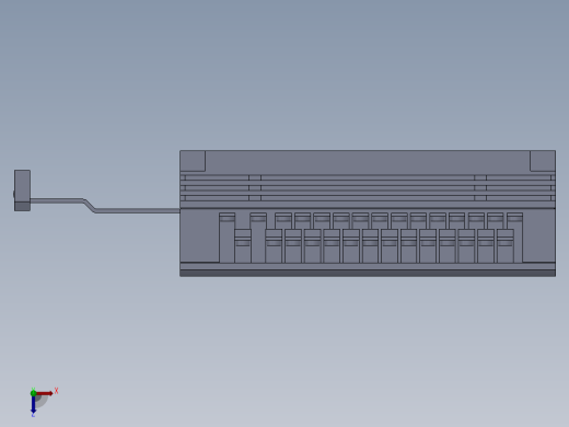 PLC可编程控制器扩展模块CP1W_40EDT俯视缩略图