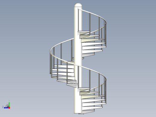 旋转楼梯右视缩略图