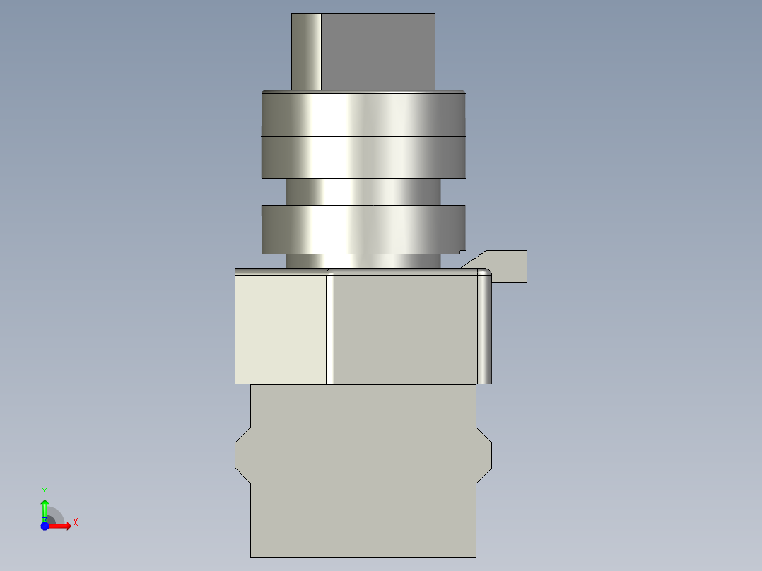 两档开关LA38前视图