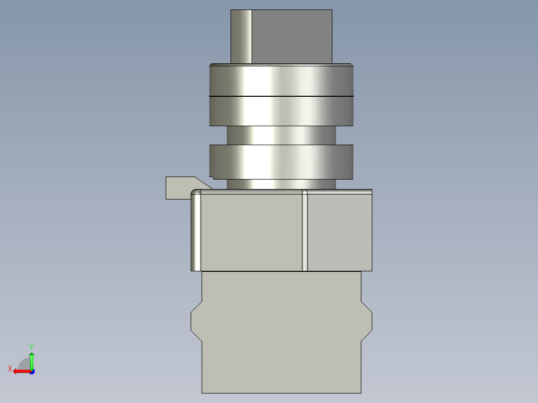 两档开关LA38后视图