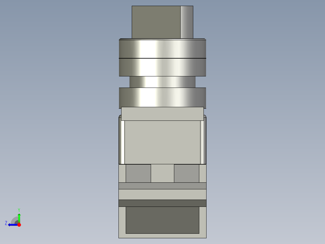 两档开关LA38右视图