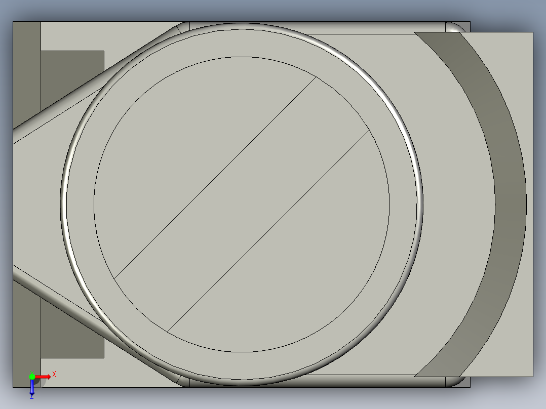 两档开关LA38俯视图