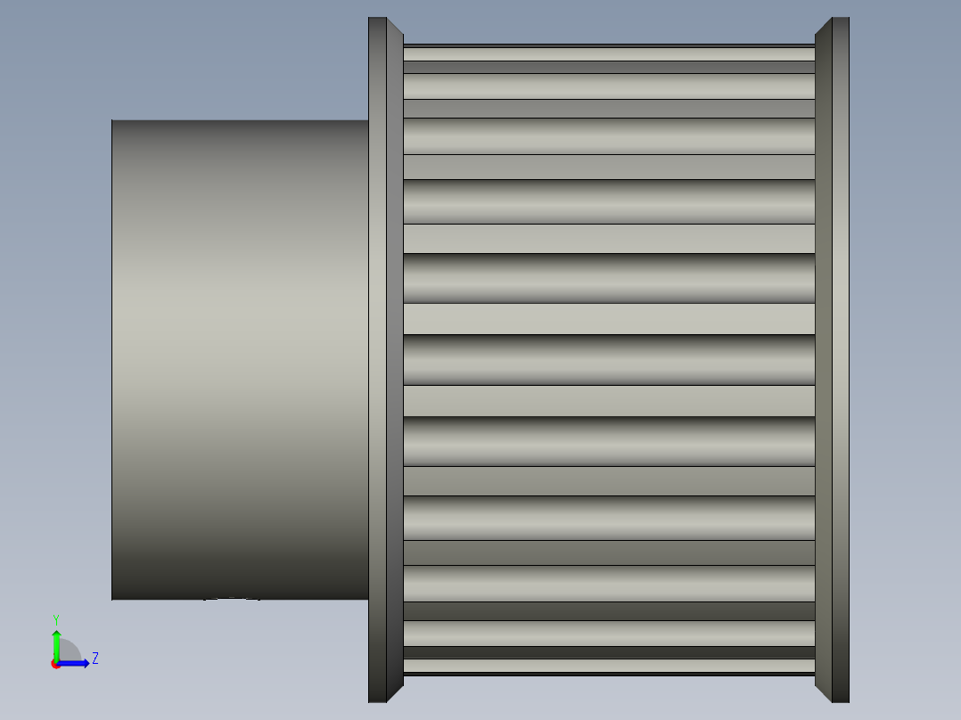 同步轮-1Z24-M5左视图