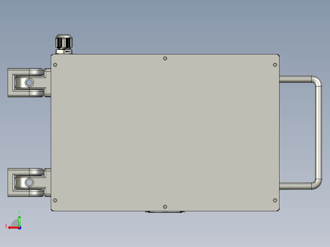 YLU055-001-外挂式-人机箱后视图