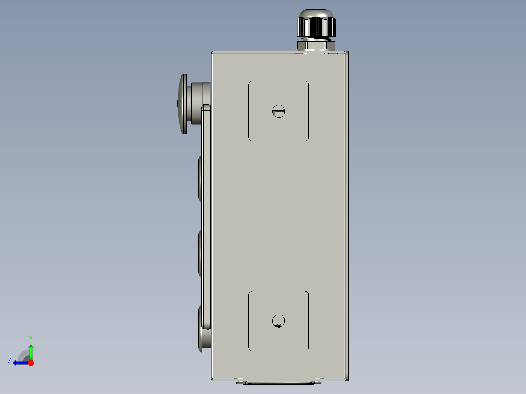 YLU055-001-外挂式-人机箱右视图