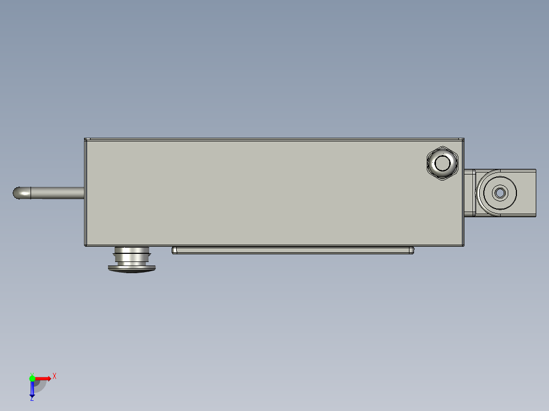YLU055-001-外挂式-人机箱俯视图