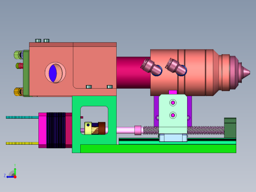 防结露功能的激光头结构右视缩略图