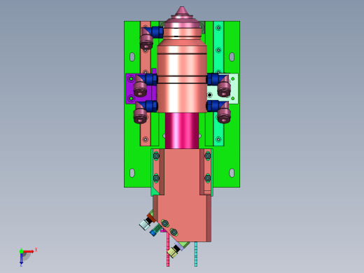 防结露功能的激光头结构俯视缩略图