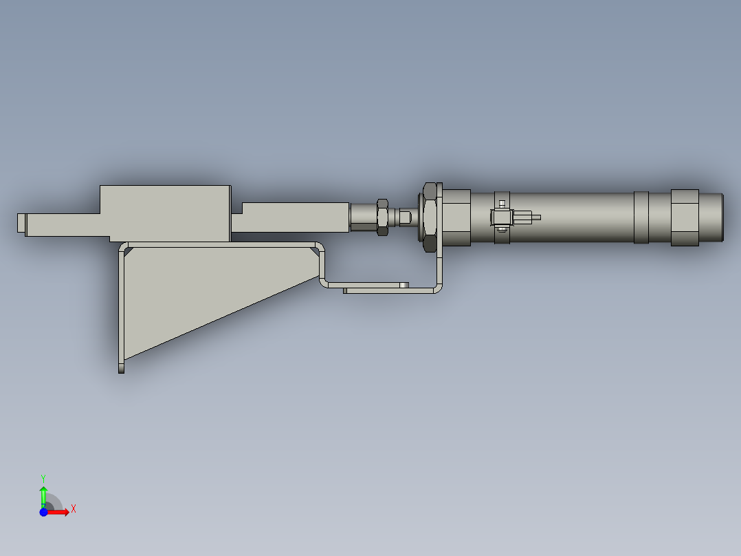 LXYC-BOSS040100阻挡机构前视图