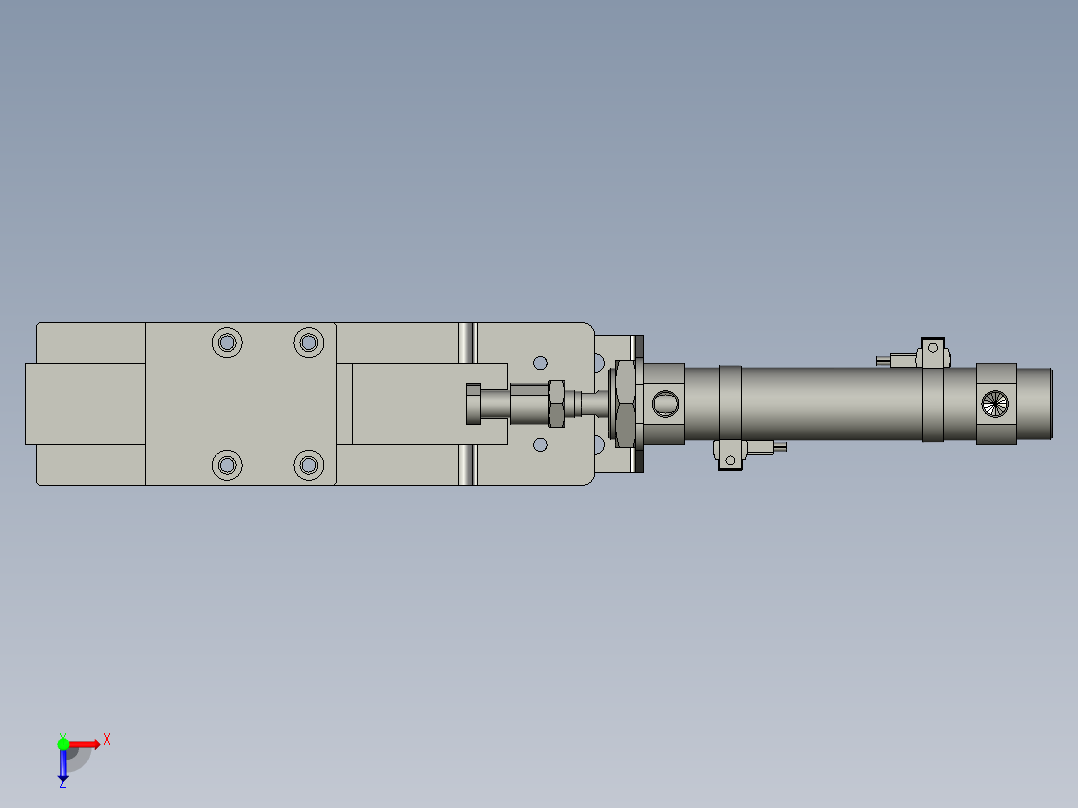 LXYC-BOSS040100阻挡机构俯视图