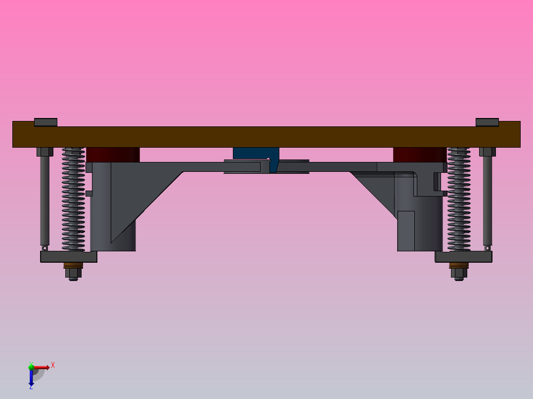 831006铣断夹具含三维cad说明书设计俯视图