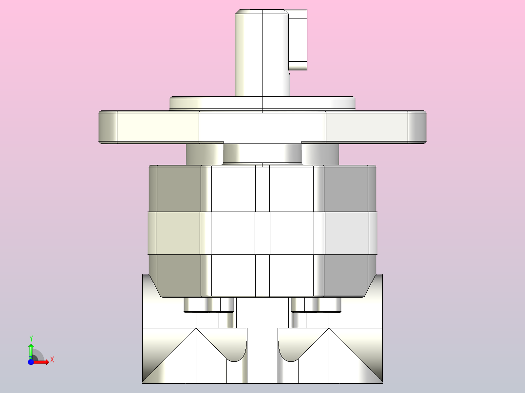 CB-FC系列齿轮泵[CB-Fc16L-2]前视图