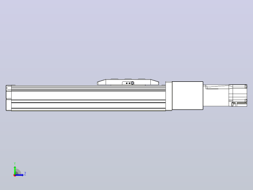 滚珠丝杠直线轴内置导轨TPA-GCR-50-1210C-L150-M-M10-N3左视缩略图