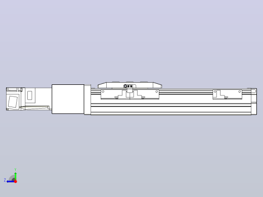 滚珠丝杠直线轴内置导轨TPA-GCR-50-1210C-L150-M-M10-N3右视缩略图