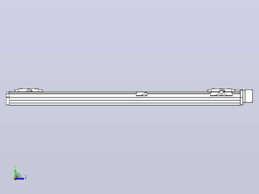 滚珠丝杠线性轴TPA-GCRS-80-1610C-L350-ML-M20-N3左视缩略图