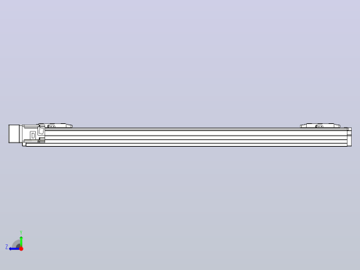 滚珠丝杠线性轴TPA-GCRS-80-1610C-L350-ML-M20-N3右视缩略图