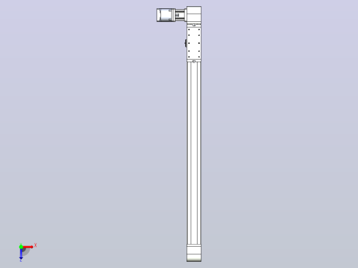 带式直线轴半闭式TPA-ONB-100-232-L1250-DR-J90-N3俯视缩略图