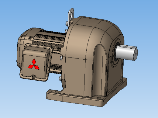 斜齿轮电机0.4kW i=120...200 GM-D三菱电机缩略图