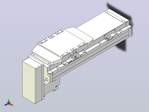 滚珠丝杠直线轴内置导轨TPA-GCR-120-1610C-L150-MP-M40-N3正等轴测缩略图