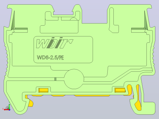 电器通用端子台ZIW92-2.5后视缩略图