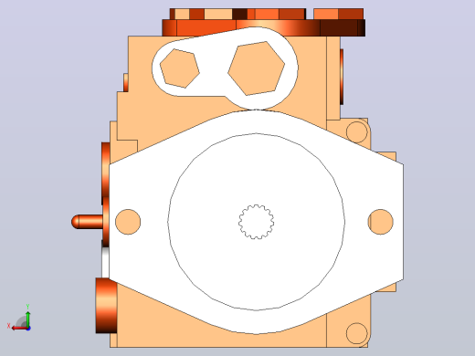 SA6D 变量柱塞泵(K3SP36C)[SA6D变量柱塞泵]后视缩略图