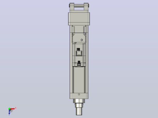 轻载电动缸TPA-ESR100-3210C-L200-MR-CB-W-P75-JX-C3俯视缩略图