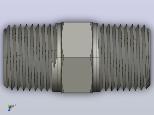 三通-六角-38 NPT 管件-111俯视缩略图