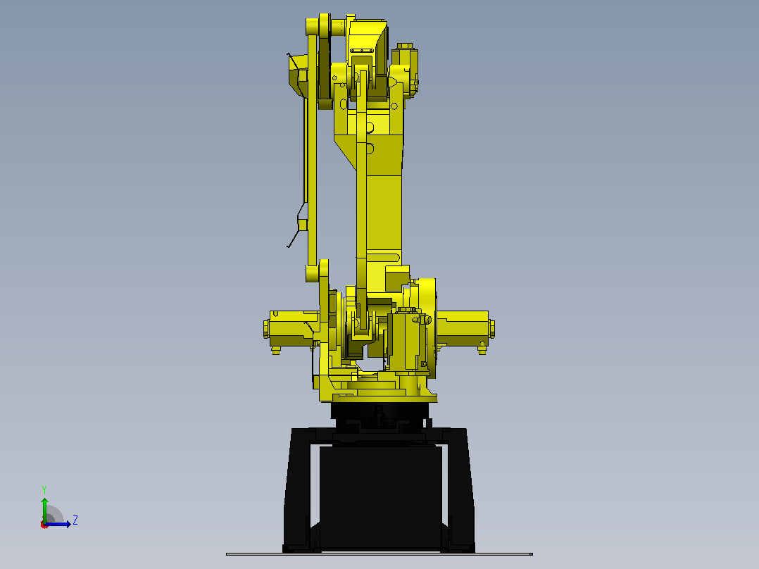FANUC - M-410185机器人左视图