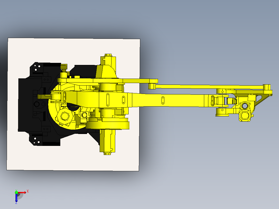 FANUC - M-410185机器人俯视图