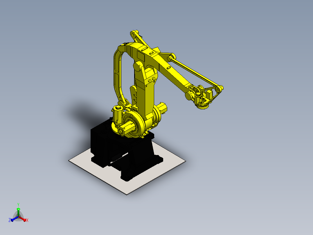 FANUC - M-410185机器人正等轴测图
