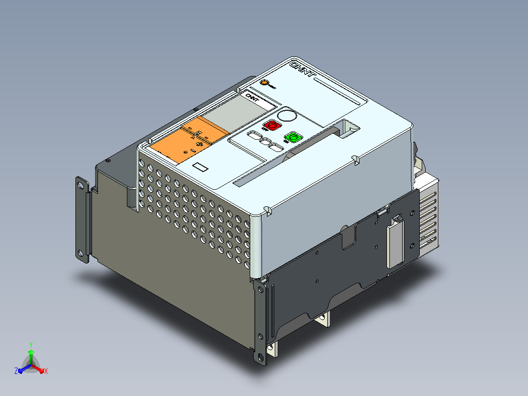 NA5-1600N_H200-630 F4万能式断路器三维模型202410主视图