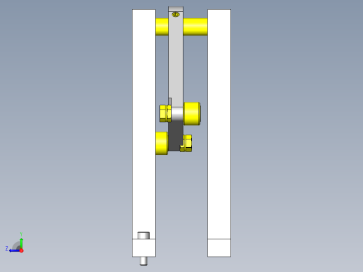 利用凸轮轴承和链条的逃离卷帘右视缩略图