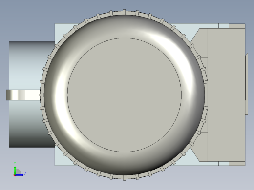 电主轴-轴承特性试验台设计左视缩略图